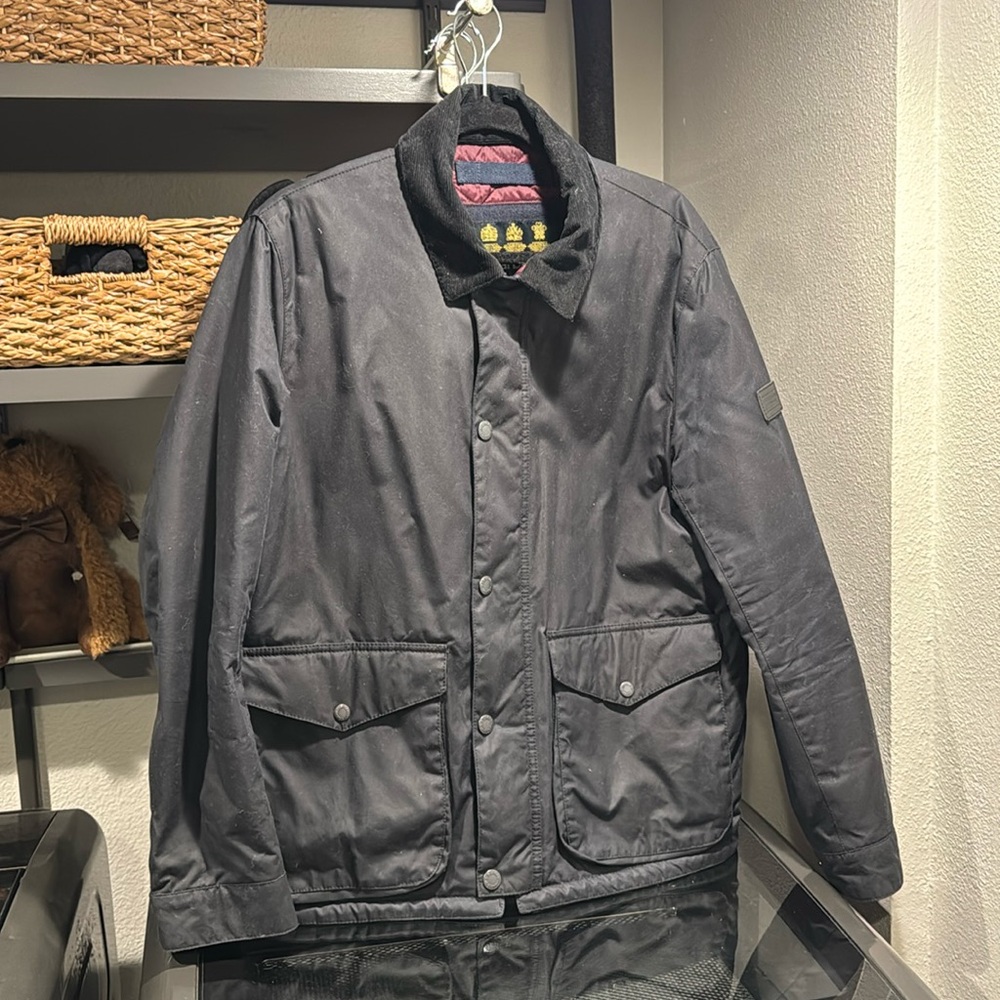 Men’s Barbour “Fitzroy” Waterproof Waxed Coat